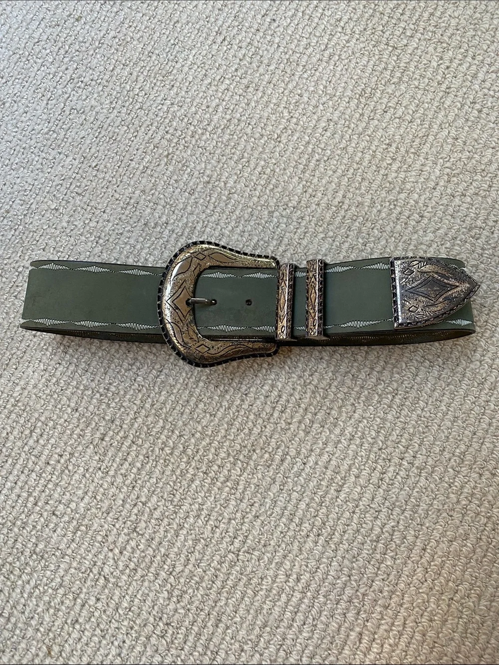 Doppia Vita Leather Belt from Italy